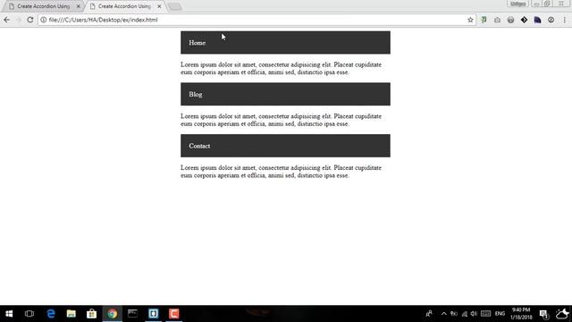 ( HTML || CSS ) Create Accordion --- عمل اكورديون بطريقه جميله смотреть онлайн