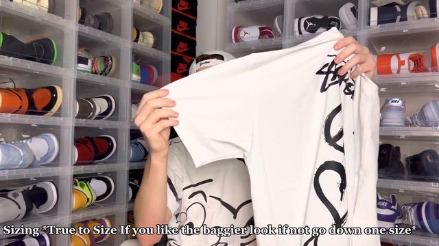 Nike X Stussy Peace, Love, Swoosh T-Shirt Review, Sizing, & On Body Look! смотреть онлайн