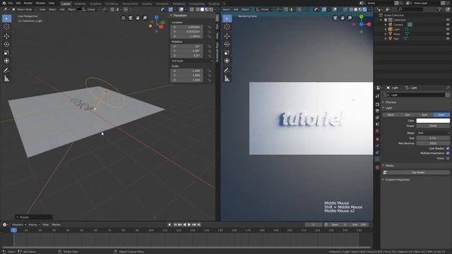 3D Text in Blender 2.8 смотреть онлайн