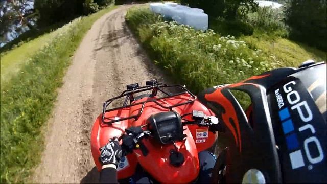 Honda TRX 420 FE ajelua смотреть онлайн
