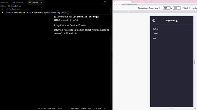 Build Mega Dropdown Menu & Navigation Bar | Responsive Design | HTML & CSS & Javascript смотреть онлайн