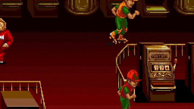 DJ Boy arcade 2 player Netplay 60fps смотреть онлайн
