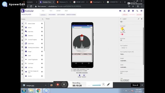 How To Make Online Music Player In Makeroid Or Thunkable by Apps Maker смотреть онлайн