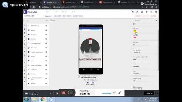 How To Make Online Music Player In Makeroid Or Thunkable by Apps Maker