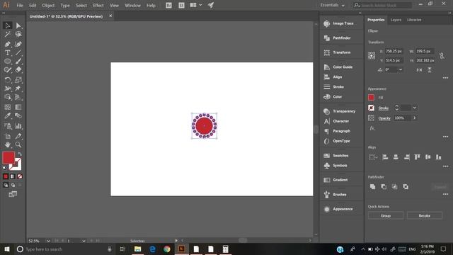 Illustrator Tutorial: How to duplicate and rotate something around the circle in illustrator смотреть онлайн