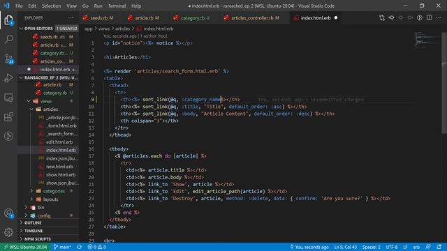 Search And Sort Ransack Associations With The Rails Ransack Gem | Ruby On Rails 6 Ransack Tutorial смотреть онлайн