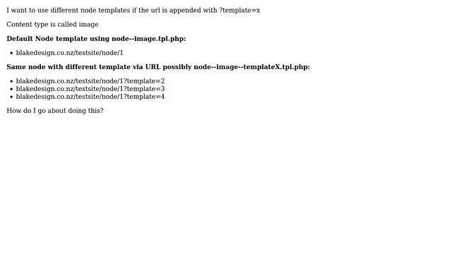 Drupal: Same node different template via url смотреть онлайн