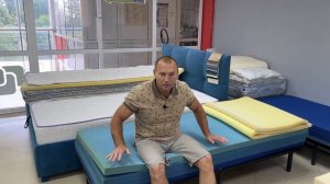 Правильный выбор - мягкий, комфортный беспружинный матрас с пеной Elax (Элах) и мемори VE5014