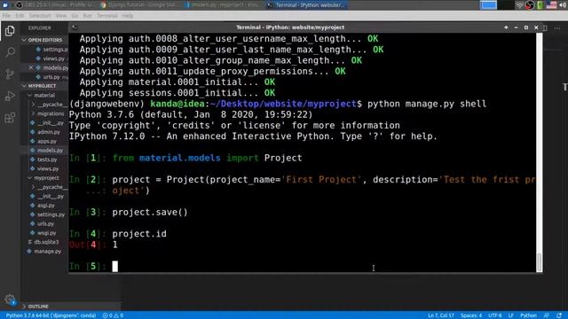 Django - Lesson3 - Create Model смотреть онлайн