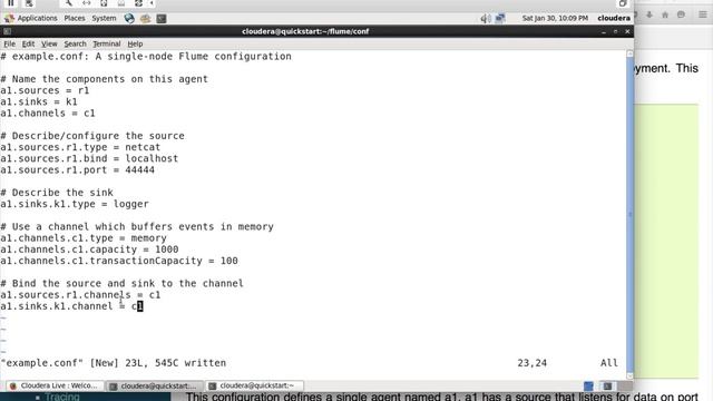 Hadoop Certification - CCA - Flume - Running first job (telnet to logger) смотреть онлайн