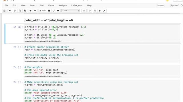 Linear Regression using a Python Notebook смотреть онлайн