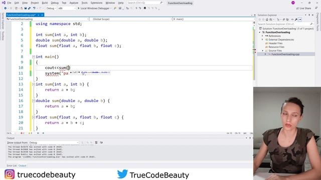 C++ FUNCTIONS (2020) - What is function overloading? PROGRAMMING TUTORIAL смотреть онлайн