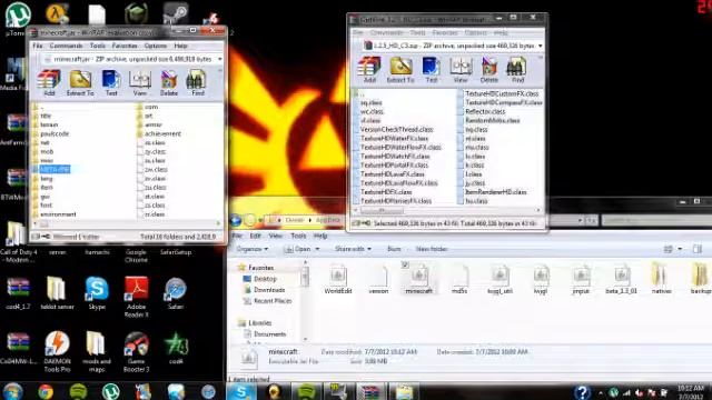 How to install optifine C3 1.2.5 minecraft смотреть онлайн