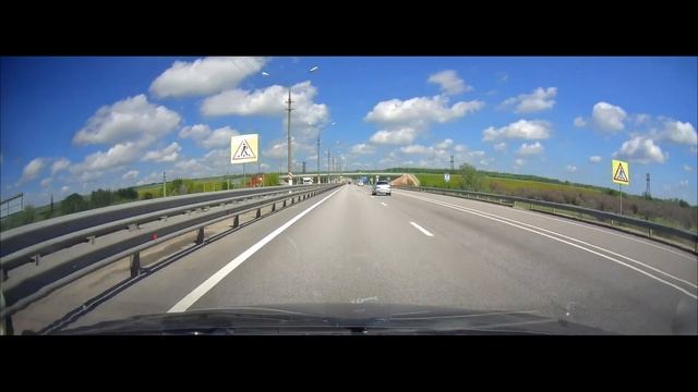 Начало Воронежской обл. до поворота на Лозовое М4 май 2019