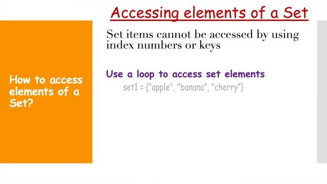 Sets in Python || Python tutorial for beginners || Learn Python #python смотреть онлайн