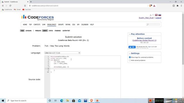 Way Too Long Words || CodeForces || problem 71A || Solution + Explanation смотреть онлайн