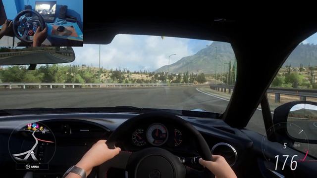 Toyota GT86 Stock Cockpit View Forza Horizon 5 Logitech g29 Wheel Gameplay смотреть онлайн