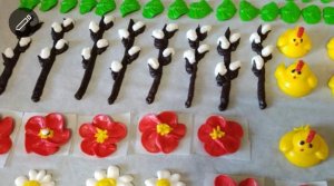 Украшения ДЛЯ ТОРТОВ и куличей. Сахарные украшения своими руками.