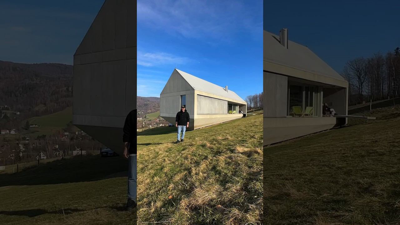 Как вам такая кровля в доме архитектора Роберта Конечного? #zrobimarchitects смотреть онлайн