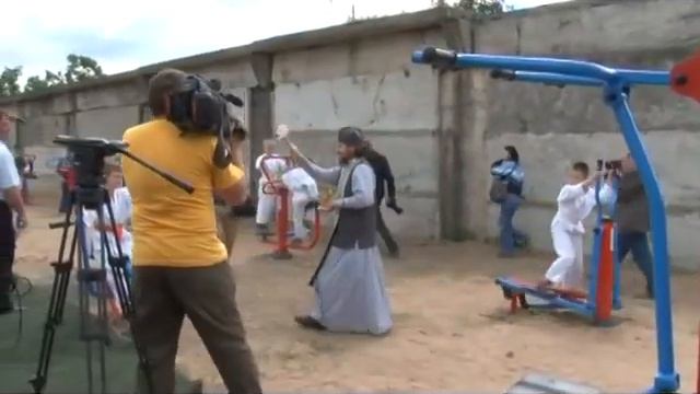 Открытие новой спортивной площадки в Калининце смотреть онлайн