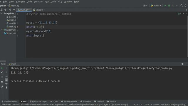 Python Sets discard( ) method #pythonprogramming #python смотреть онлайн