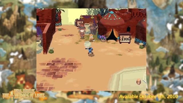 Final Fantasy: The 4 Heroes of Light World Exploration Video смотреть онлайн