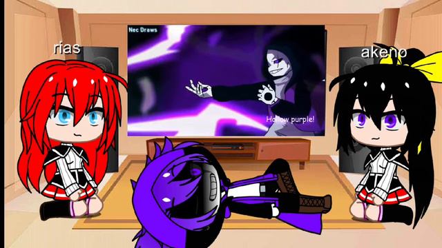 Rias Y Akeno Reacciona A Iseei As Epic Sans