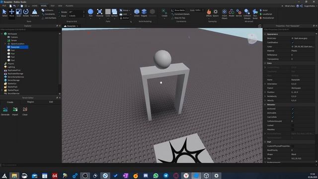 Roblox Studio. Урок 2.1. Основы моделирования в Roblox смотреть онлайн