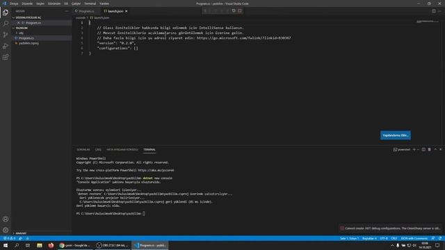 Visual Studio Code C# Debug Hatası 2022 смотреть онлайн