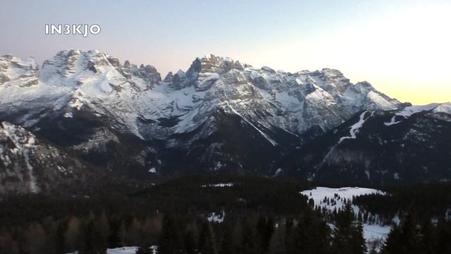 M. DI CAMPIGLIO SALITA 5 LAGHI E CREPUSCOLO SULLE DOLOMITI смотреть онлайн
