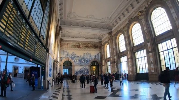 PORTO | Платная парковка в центре Порту. Вокзал Сан-Бенту. Собор Се в Порту