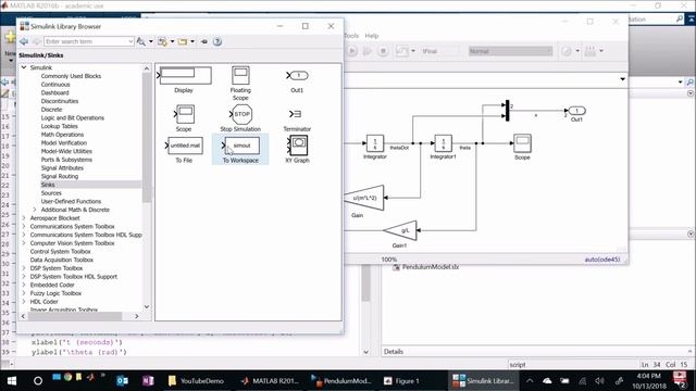 С чего начать 25 - Взаимодействие с моделью Simulink из скрипта Matlab смотреть онлайн
