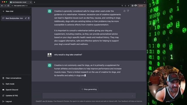 BODYBUILDER REACTS TO CHAT GPT (AI) смотреть онлайн