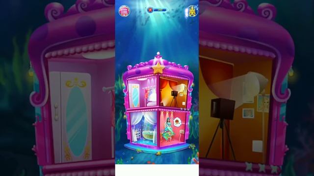 Mermaid Princess Makeup salon 2020//Cinderella makeup salon game//Barbie mermaid makeup & dress up смотреть онлайн