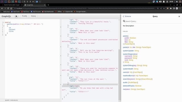 Exploiting SQL Injection in GraphQL | DVGA | смотреть онлайн