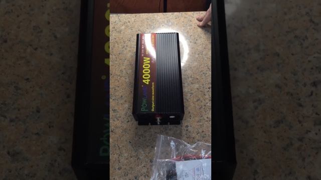 Інвертор 4000W для всього дому з чистим синусом, який не зашкодить Вашій техніці. смотреть онлайн