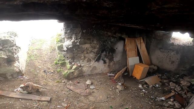 Попали в туман на горе Митридат. Двигаемся на ощупь к руинам Пантикапея. Керчь смотреть онлайн