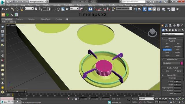 Modelling Gas Stove in 3Ds Max смотреть онлайн