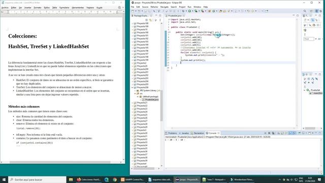 Colecciones: HashSet, TreeSet y LinkedHashSet - 1 смотреть онлайн