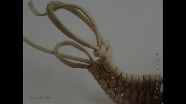Плетение из бумажной лозы. Динозавры. Мастер-класс. смотреть онлайн
