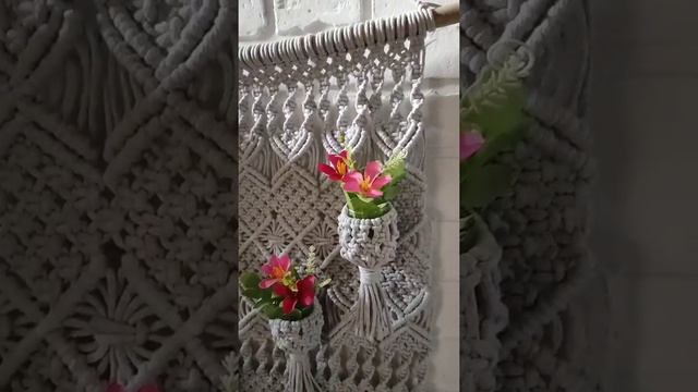Настенное макраме-панно смотреть онлайн