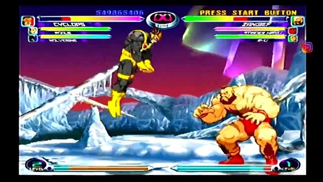Marvel vs Capcom 2 - CYCLOPS Unlocking all characters ,Part 1 (PS2) смотреть онлайн