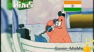 🇷🇺Патрик из Спанч Боба на 24 языках! 🇬🇧Patrick from SpongeBob on 24 languages!