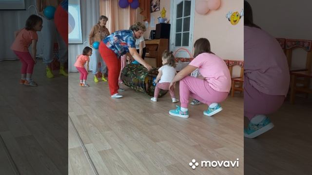 Развлечение "Мой весёлый звонкий мяч" 1 младшая группа. смотреть онлайн