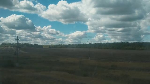 Россия из окна поезда. Саратов-Самара. Часть 2 смотреть онлайн