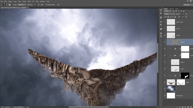 Dream Home Waterfall | Photoshop Manipulation Part1