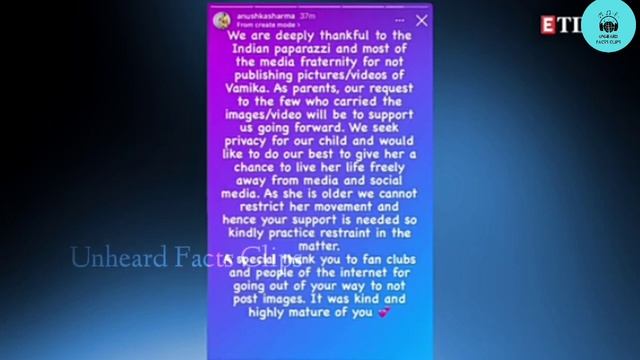 Virat & Anushka Sharma Angry React After Viral Vamika's Photo & Video |Vamika Face Reveal in stadiu смотреть онлайн