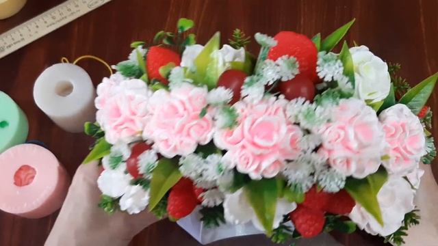 Силиконовые формы "Герань" и "Фиалка махровая" из "Самоварочки". Букет из мыла с геранью и фиалкой. смотреть онлайн