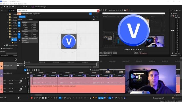 LEARN VEGAS PRO 20 in 20 Minutes (How To Edit Videos) смотреть онлайн