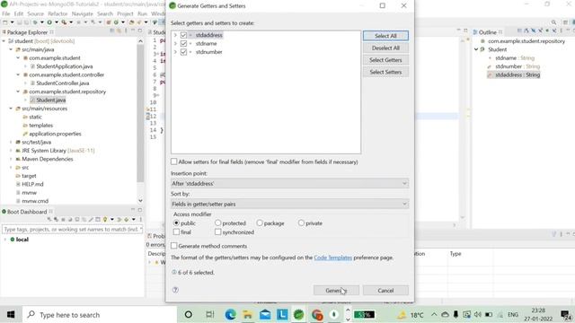 MS: Session 12:How to add student details into mongodb using microservice смотреть онлайн